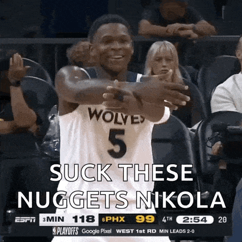 Anthony Edwards Timberwolves GIF
