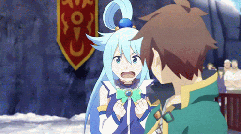 Aqua Megumin Explosion GIF