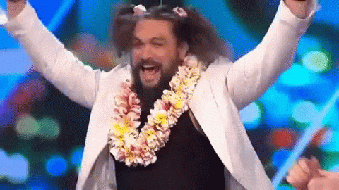 Aquaman Excited GIF