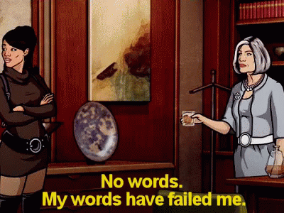 Archer Words GIF