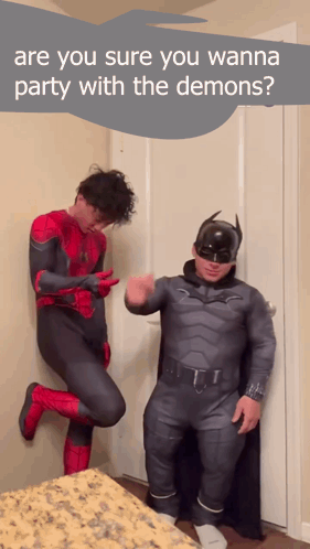 Are You Sure You Wanna Party With The Demons Meme GIF