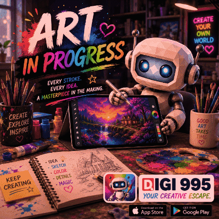 Art In Progress Work In Progress GIF
