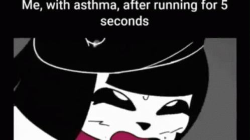 Asthma Me With Asthma After Running For5seconds GIF