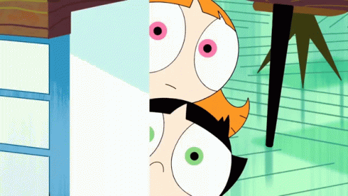 Asustadas Bellota GIF