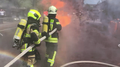 Atemschutztrupp Feuerwehr GIF