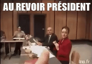 Au Revoir Président GIF