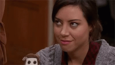 Aubrey Plaza Smile GIF