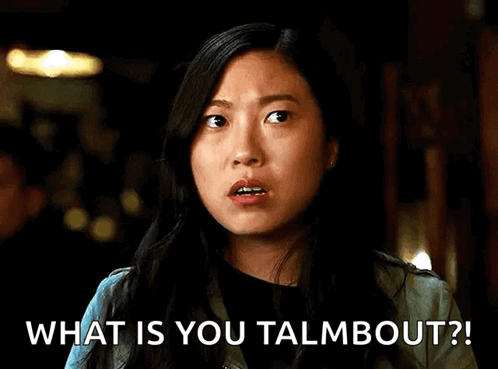 Awkwafina What Is You Talmbout GIF