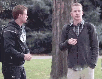 Awkward High Five GIF