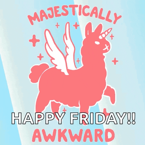 Awkward Llama GIF