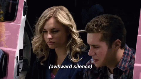 Awkward Silence GIF