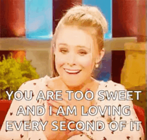 Aww Kristen Bell GIF