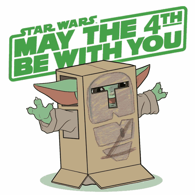Baby Yoda May The Fourth GIF
