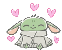 Baby Yoda So Cute Sticker