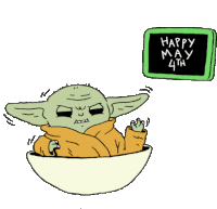Baby Yoda Star Wars Sticker