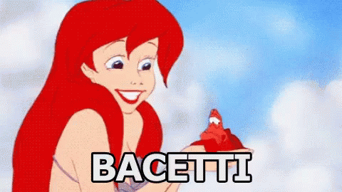 Bacetti Baci Bacio Salutarsi Ariel La Sirenetta GIF