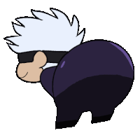 Badgertoohot Gojo Twerk Sticker