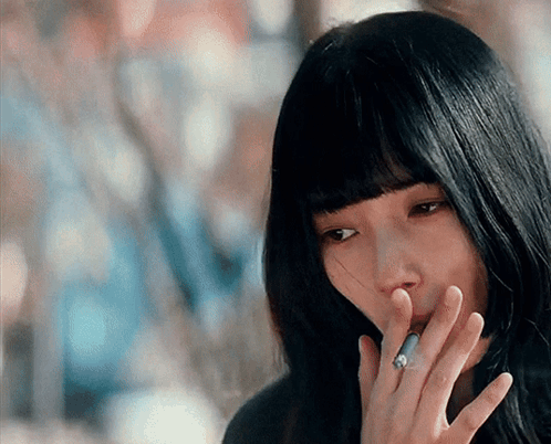 Bae Suzy Smoking GIF