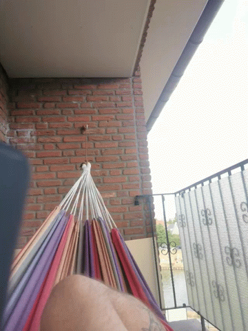 Balcony Hammock GIF