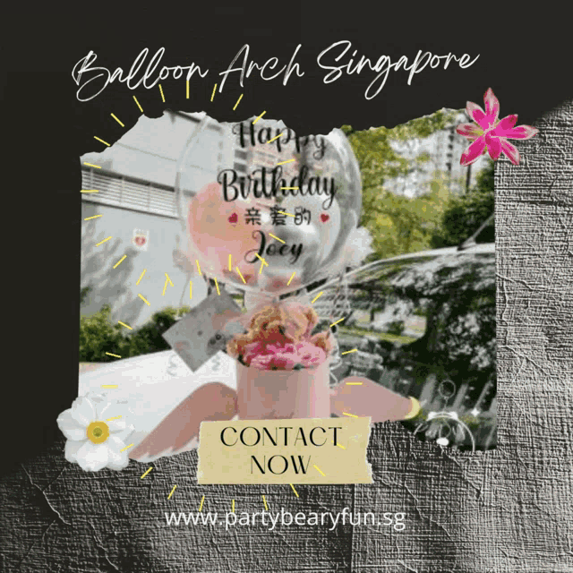 Balloon Arch Singapore GIF