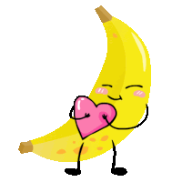 Banana Yellow Sticker
