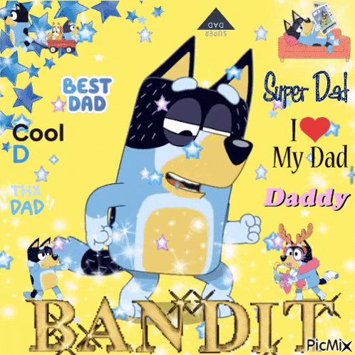 Bandit Bluey GIF