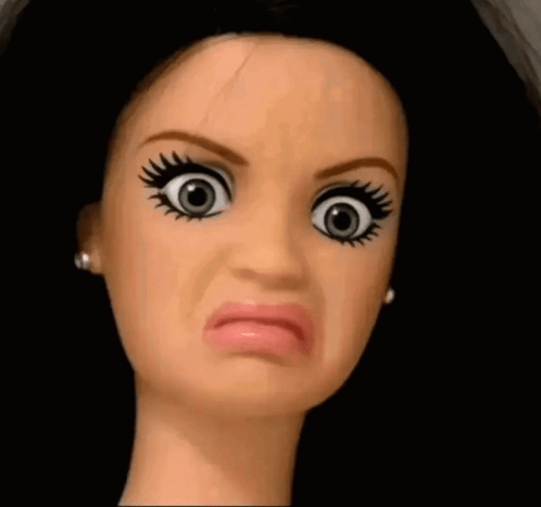 Barbie Mad GIF