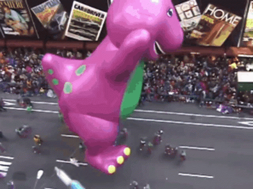 Barney Barney Balloon GIF