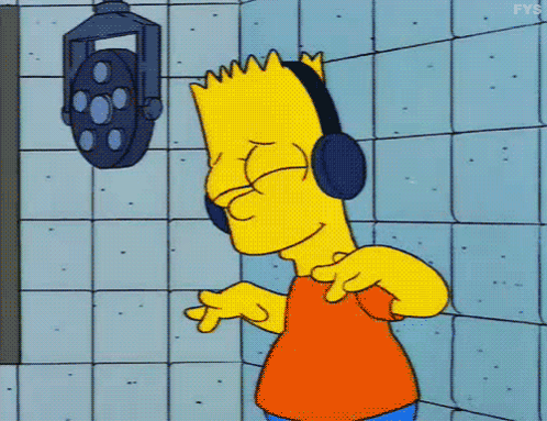 Bart Simpson Workin GIF