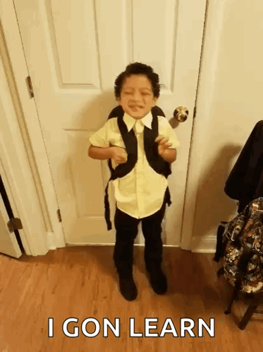 Batigabrielito First Day Of School GIF