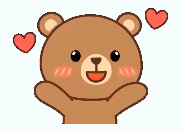 Bear Blowakiss GIF