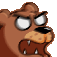 Bear Rage Sticker