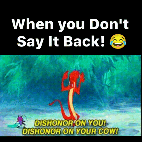 Being Ignored Mushu GIF
