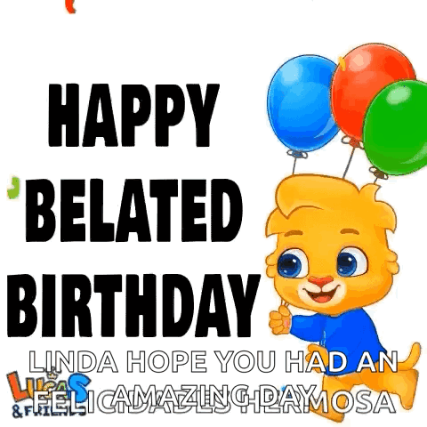 Belated Birthday Celebrate GIF