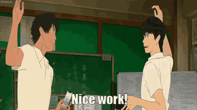 Belle Anime Nice Work GIF