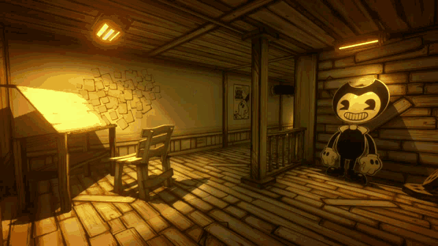 Bendy And The Ink Machine Fortnite Dance GIF
