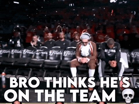 Benjammins Bro Thinks Hes On The Team GIF