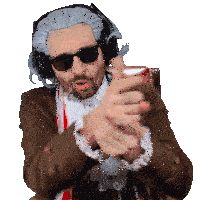 Benjammins Finger Gun Sticker