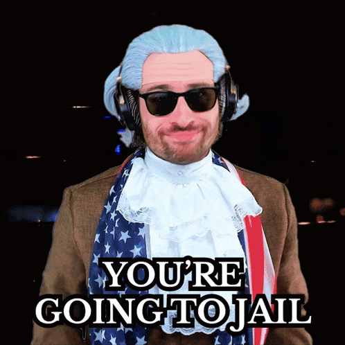 Benjammins You'Re Going To Jail GIF