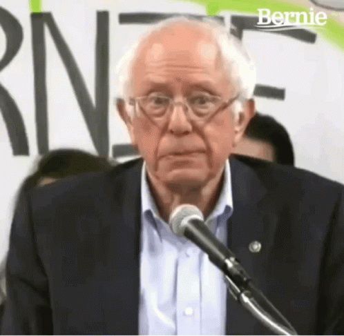 Bernie Sanders This Is My Shocked Face GIF