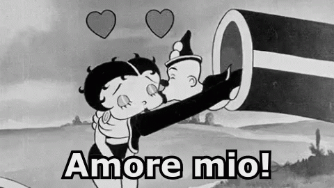 Betty Boop Amore Mio Bacio Amore GIF
