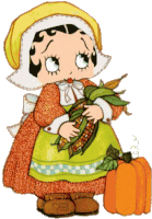 Betty Boop Sutumn Sticker