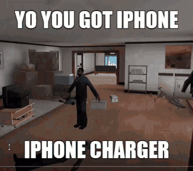 Big Chungus Iphone Charger GIF
