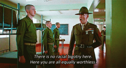 Bigotry The Gunny GIF