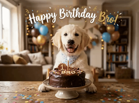 Birthday Brother Happy Birthday Bro GIF
