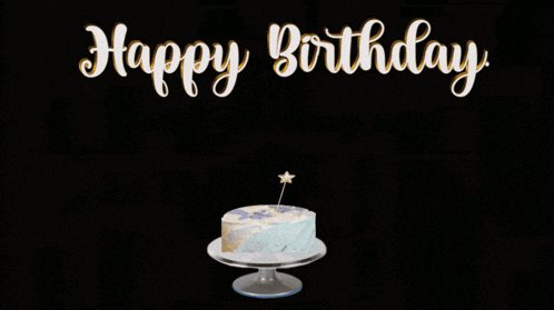 Birthday Cake Happy Birthday GIF
