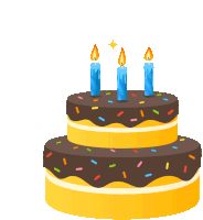 Birthday Cake Joypixels Sticker