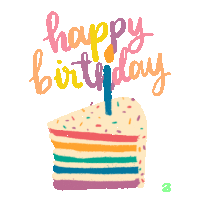 Birthday Cake Sticker