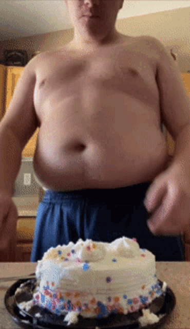 Birthday Cake Yummy GIF