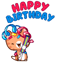 Birthday Happy Birthday Sticker